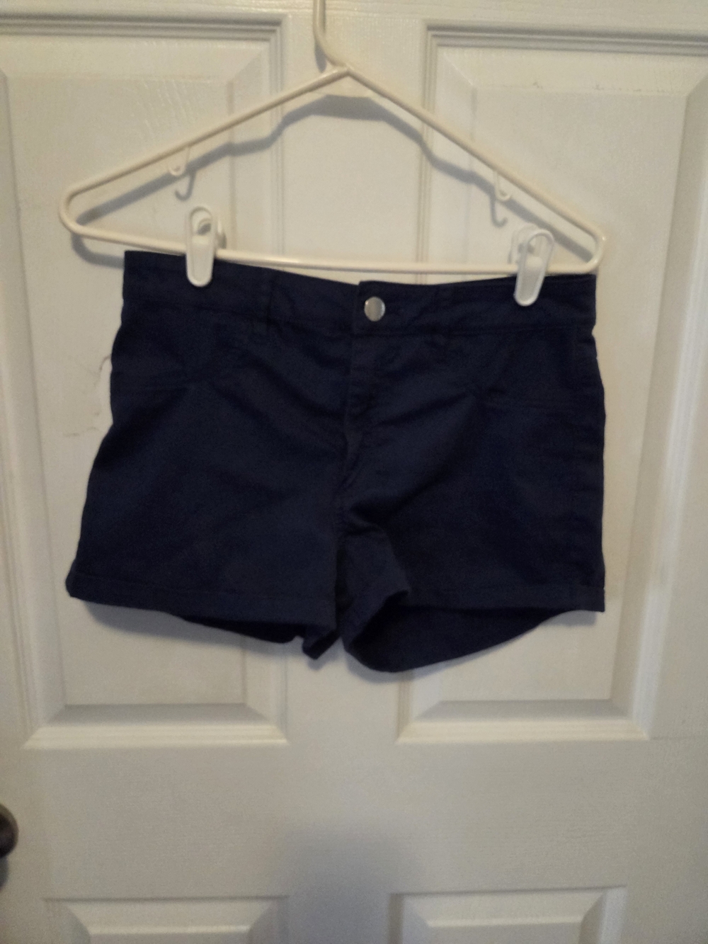 H&M Navy High Waist Women's Shorts